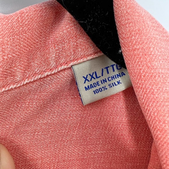 Tommy Bahama Silk Hawaiian Button Up Shirt Aloha Tropical Vacation Size XXL - Picture 3 of 7